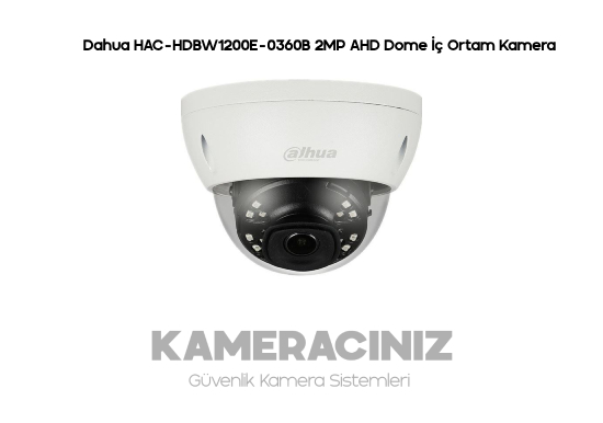 Dahua HAC-HDBW1200E-0360B 2MP AHD Dome İç Ortam Kamera